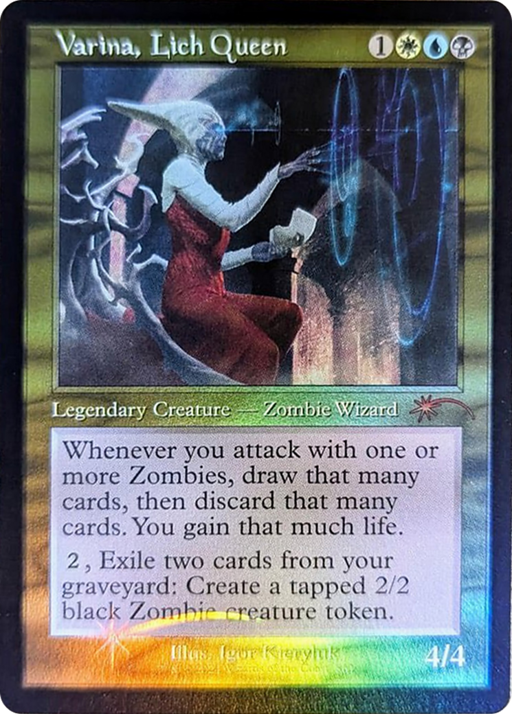 Varina, Lich Queen (Retro Frame) [Secret Lair Drop Series] | Card Merchant Takapuna