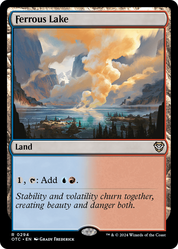 Ferrous Lake [Outlaws of Thunder Junction Commander] | Card Merchant Takapuna