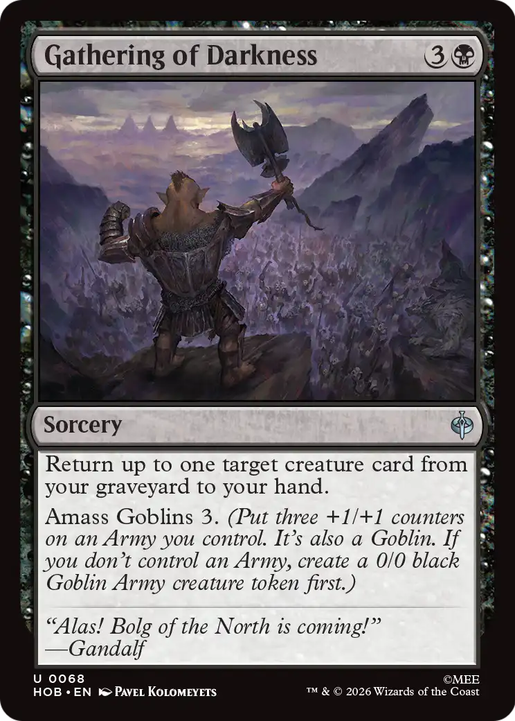 Gathering of Darkness [The Hobbit] | Card Merchant Takapuna