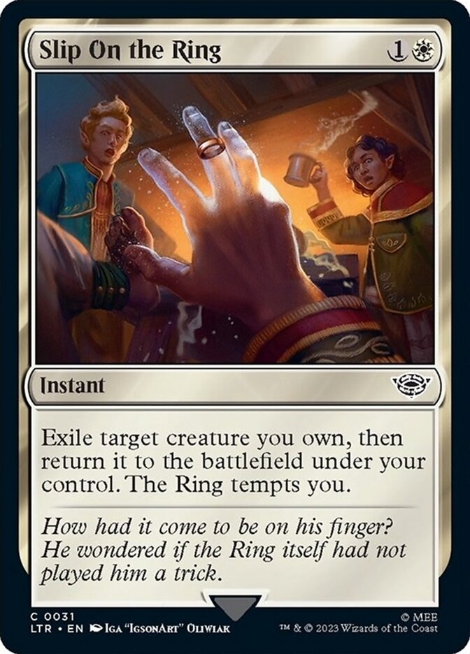 Slip on the Ring [The Lord of the Rings: Tales of Middle-Earth] | Card Merchant Takapuna