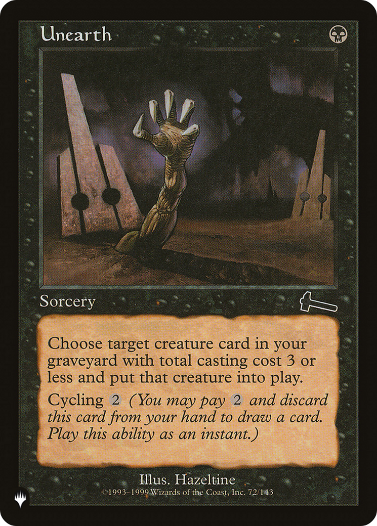 Unearth [The List] | Card Merchant Takapuna
