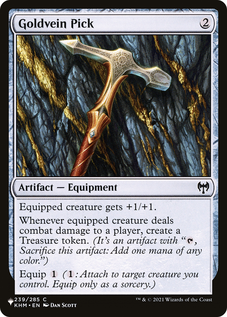 Goldvein Pick [The List] | Card Merchant Takapuna