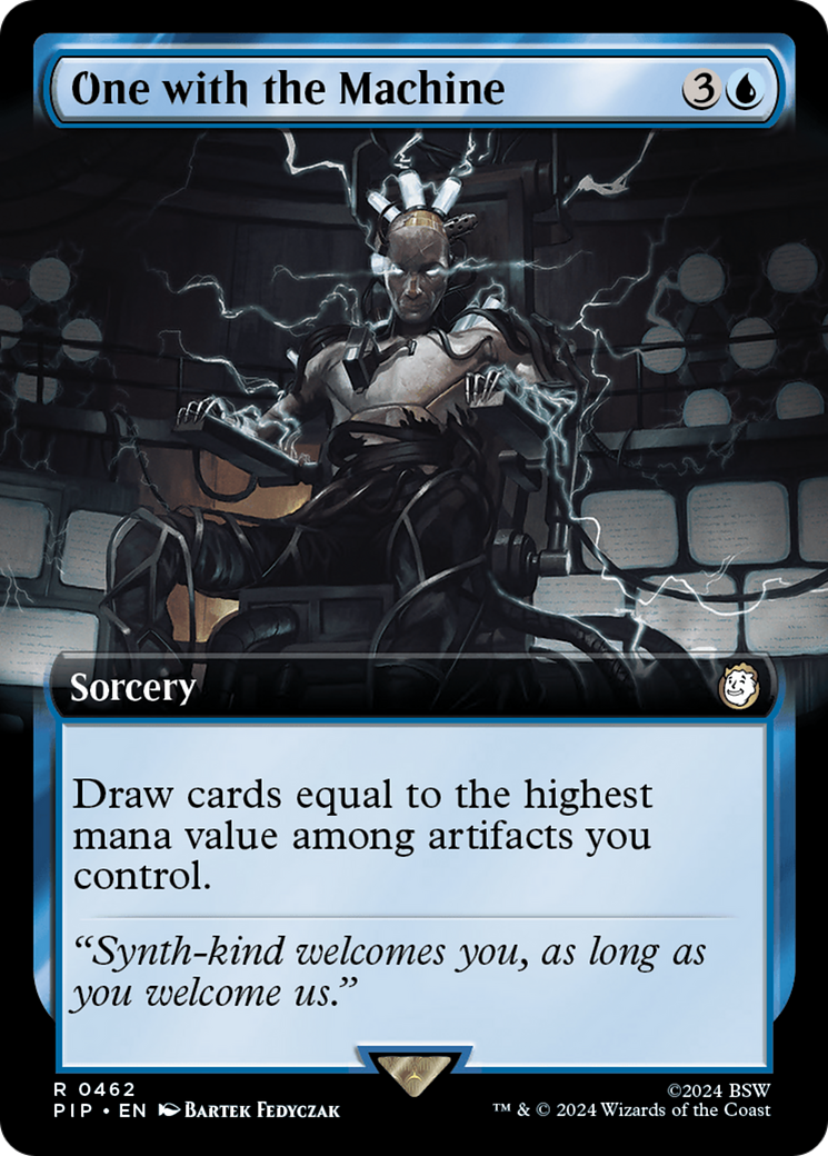 One with the Machine (Extended Art) [Fallout] | Card Merchant Takapuna
