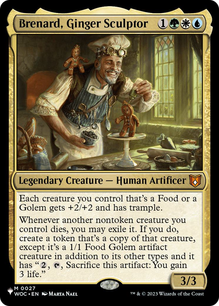 Brenard, Ginger Sculptor (WOC) [The List] | Card Merchant Takapuna