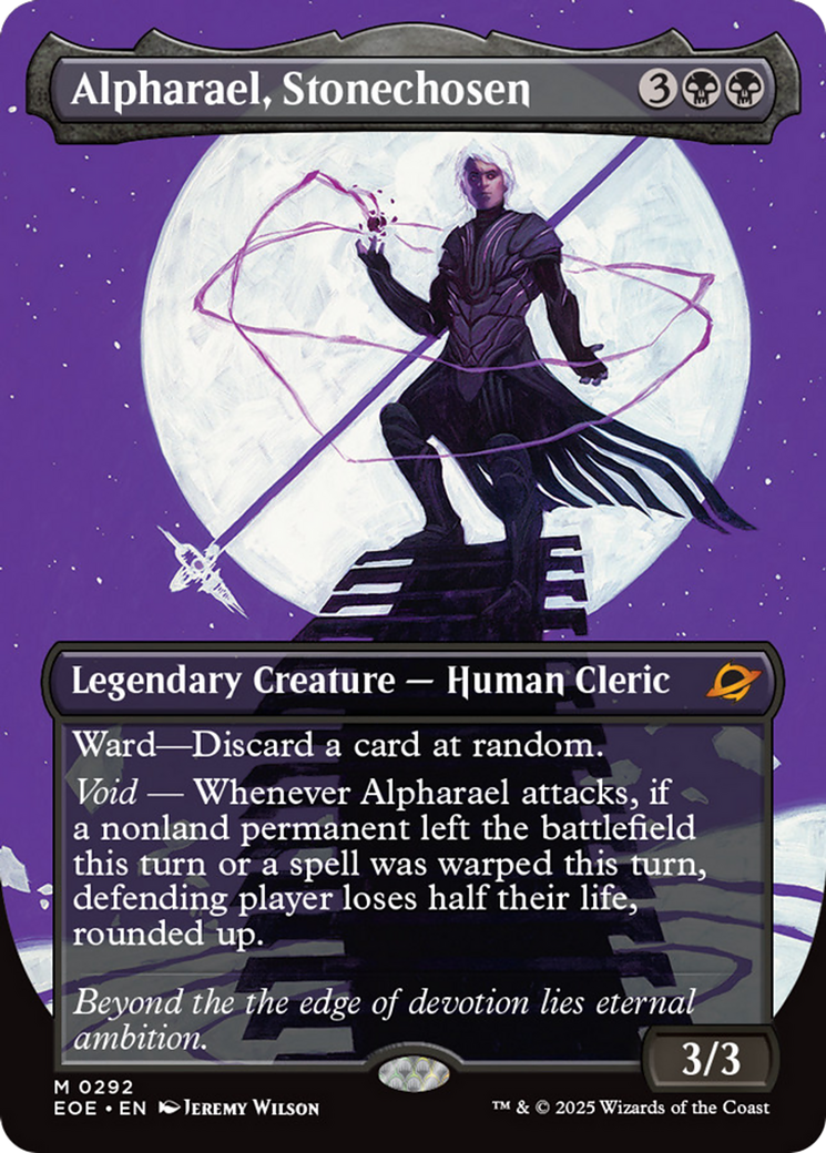 Alpharael, Stonechosen (Borderless) [Edge of Eternities] | Card Merchant Takapuna