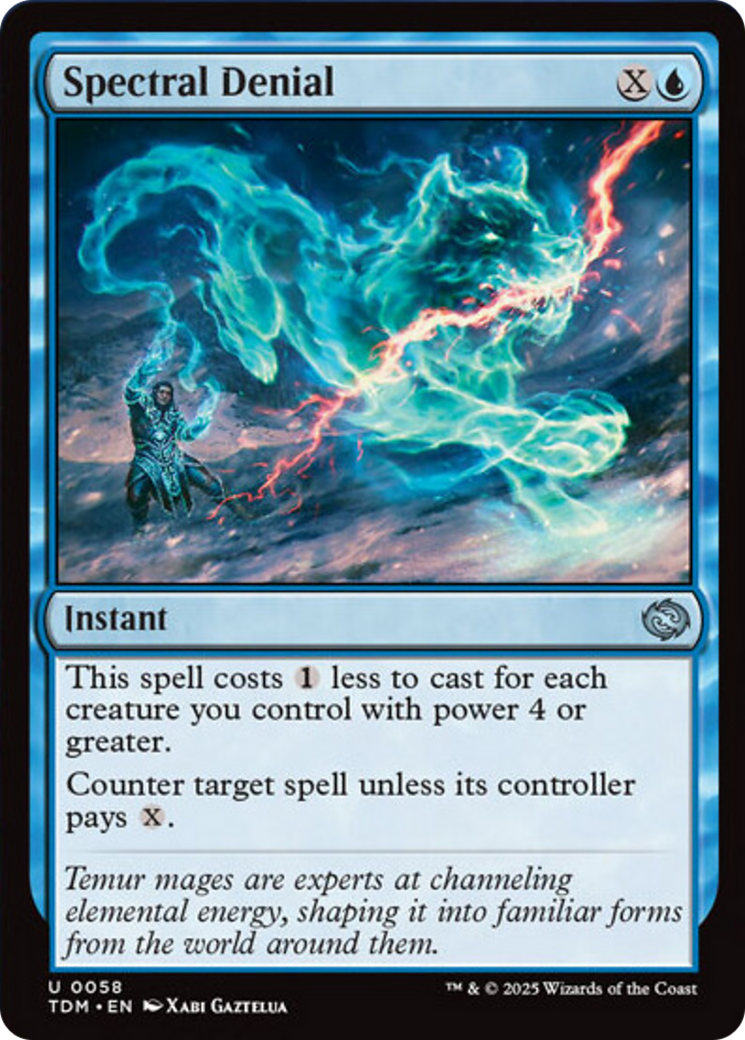 Spectral Denial [Tarkir: Dragonstorm] | Card Merchant Takapuna