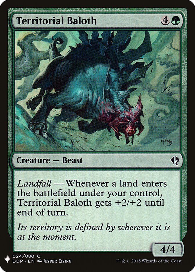 Territorial Baloth [Mystery Booster] | Card Merchant Takapuna