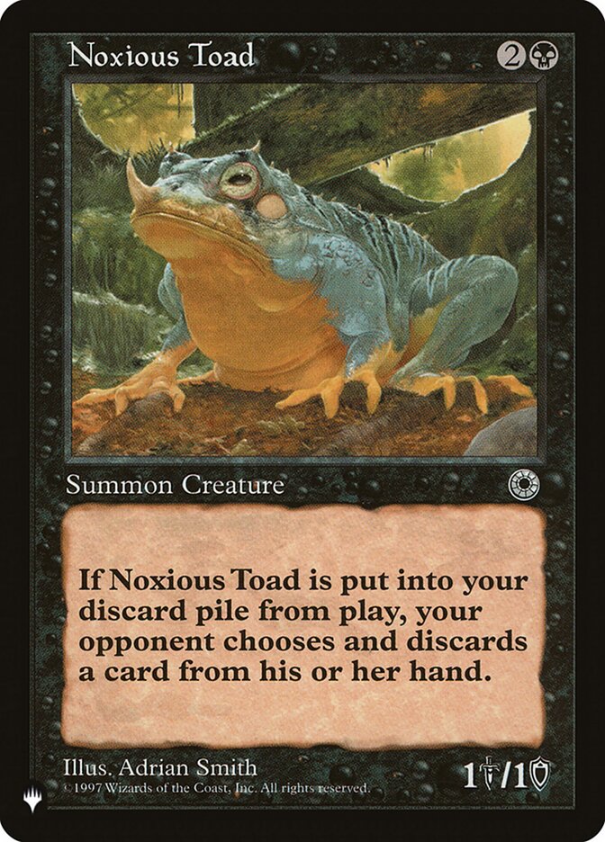 Noxious Toad [The List] | Card Merchant Takapuna