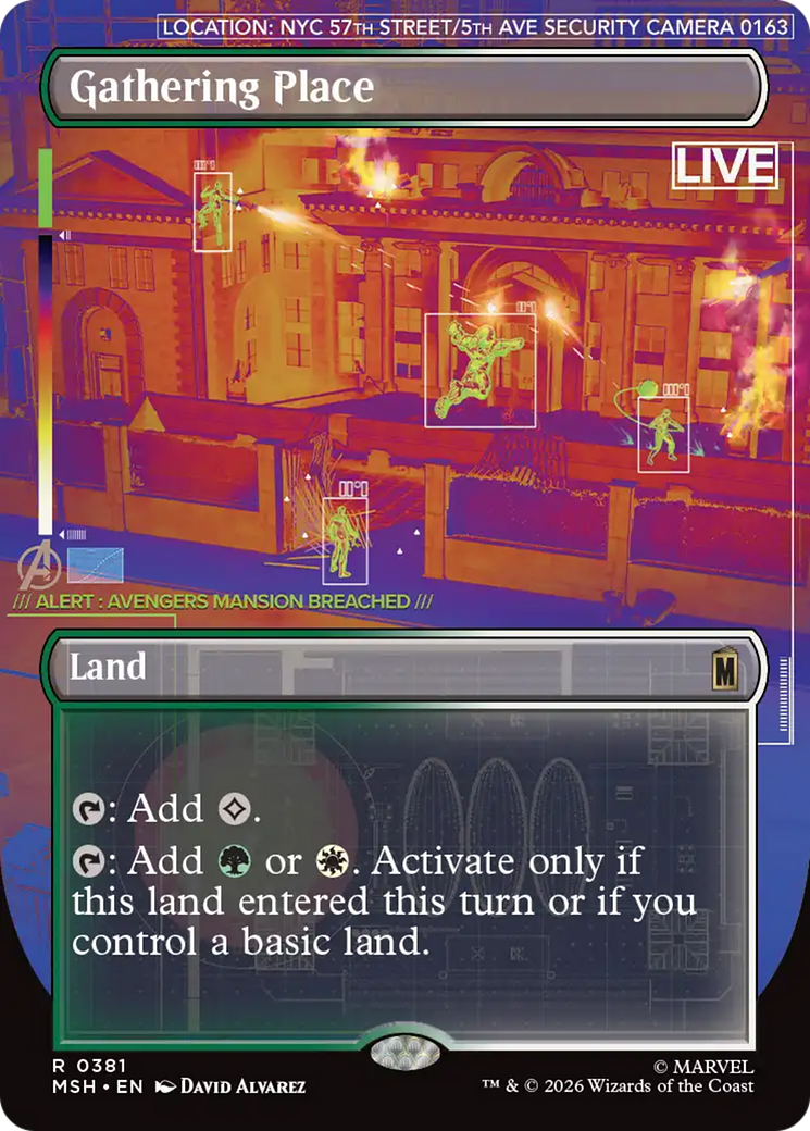 Gathering Place (Borderless) [Marvel Super Heroes] | Card Merchant Takapuna