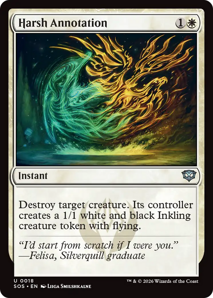 Harsh Annotation [Secrets of Strixhaven] | Card Merchant Takapuna
