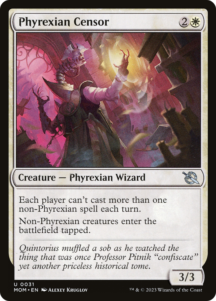 Phyrexian Censor [March of the Machine] | Card Merchant Takapuna
