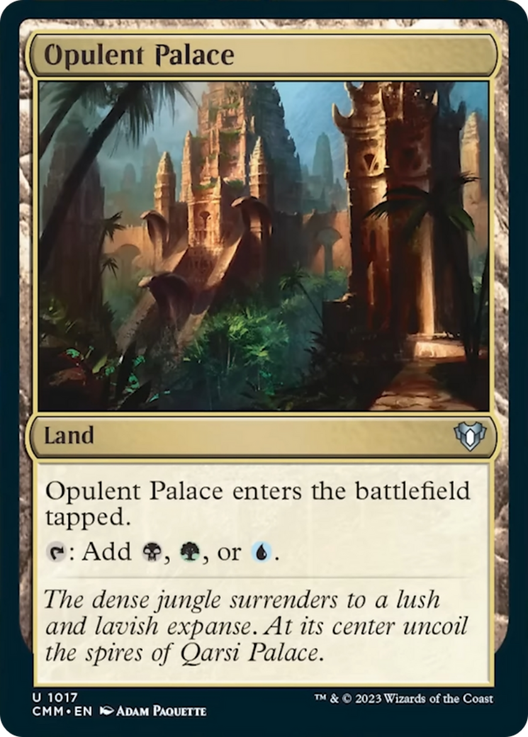 Opulent Palace [Commander Masters] | Card Merchant Takapuna
