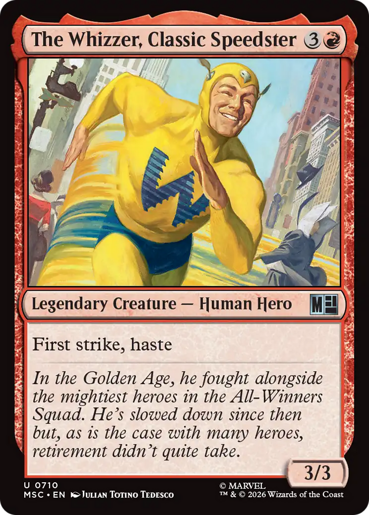 The Whizzer, Classic Speedster [Marvel Super Heroes Commander] | Card Merchant Takapuna