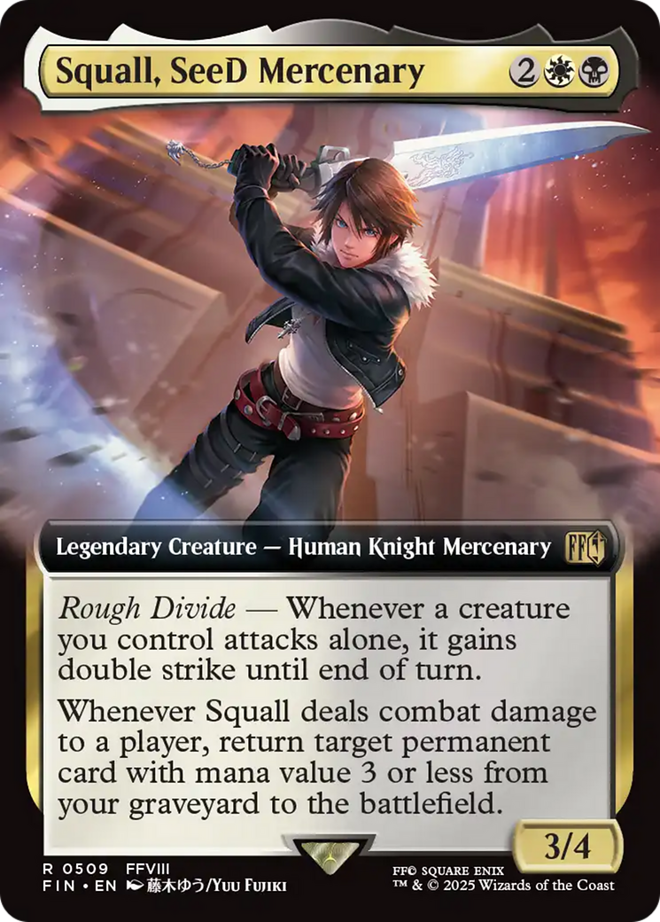 Squall, SeeD Mercenary (Extended Art) [FINAL FANTASY] | Card Merchant Takapuna