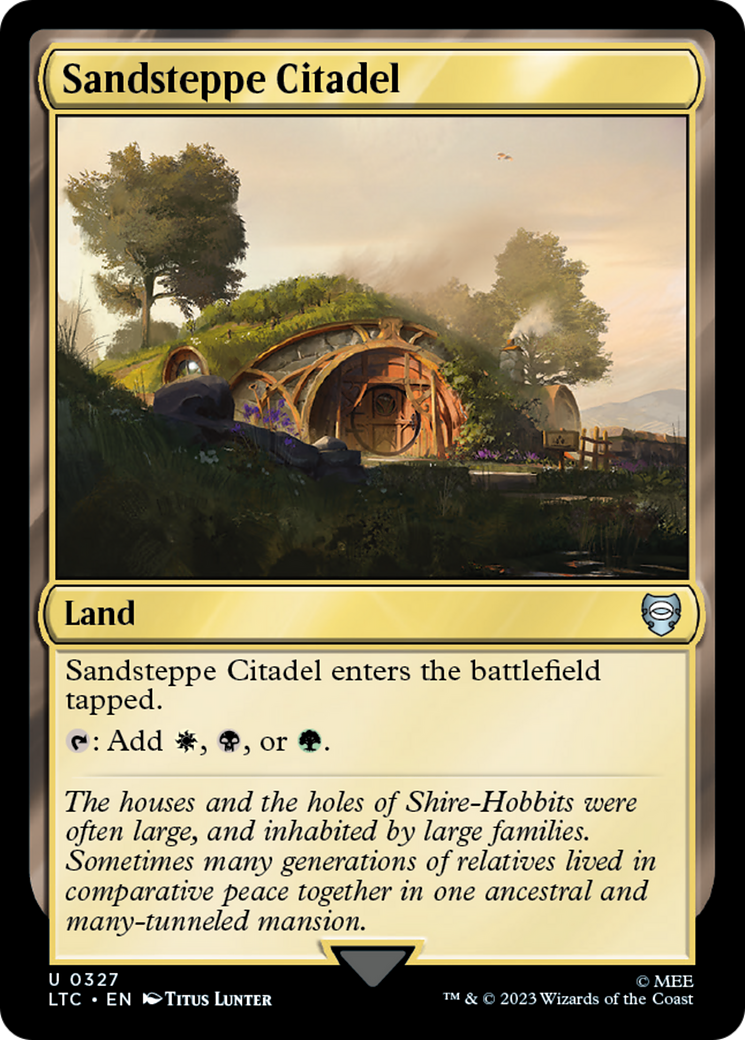 Sandsteppe Citadel [The Lord of the Rings: Tales of Middle-Earth Commander] | Card Merchant Takapuna