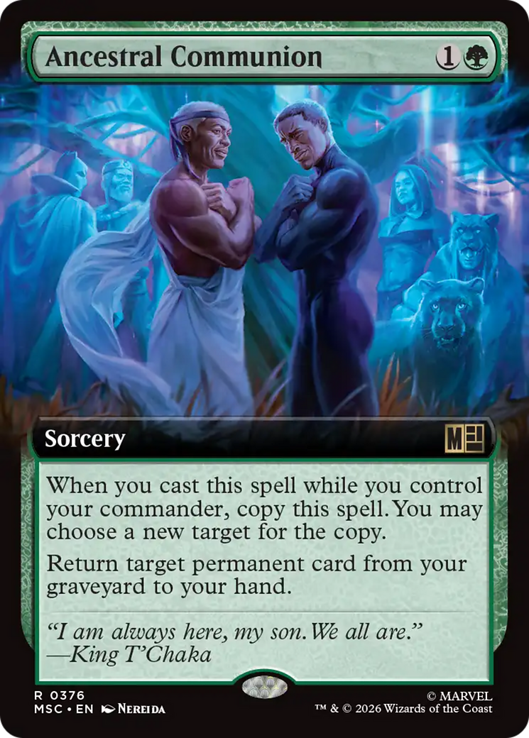Ancestral Communion (Extended Art) [Marvel Super Heroes Commander] | Card Merchant Takapuna