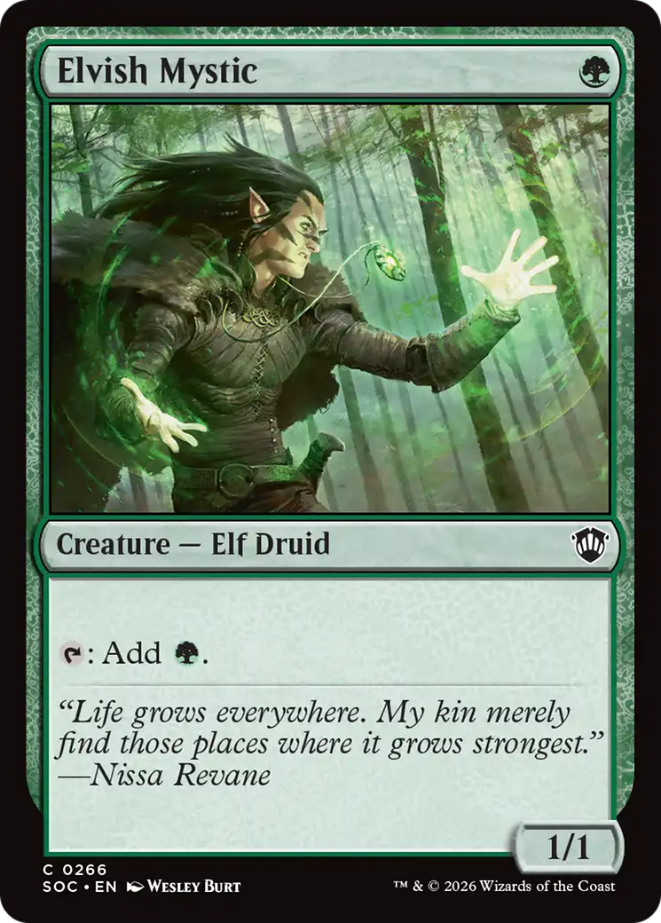 Elvish Mystic [Secrets of Strixhaven Commander] | Card Merchant Takapuna