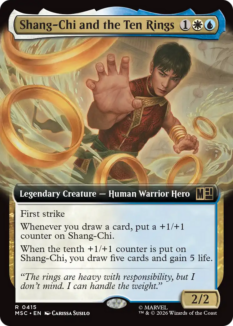 Shang-Chi and the Ten Rings (Extended Art) [Marvel Super Heroes Commander] | Card Merchant Takapuna