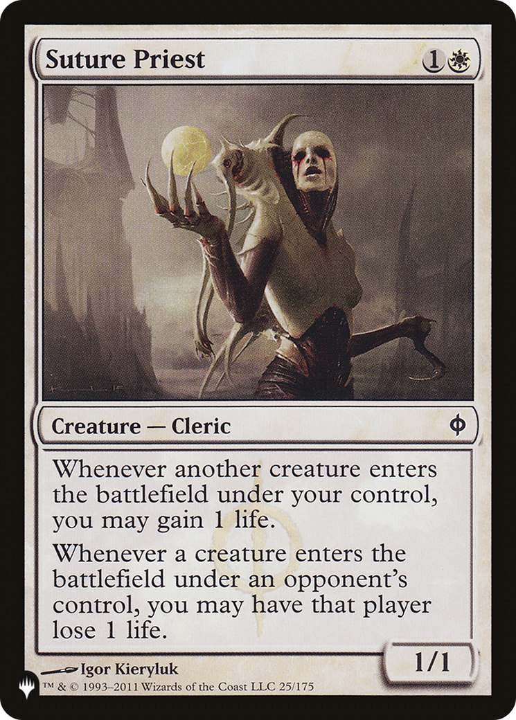 Suture Priest [The List] | Card Merchant Takapuna