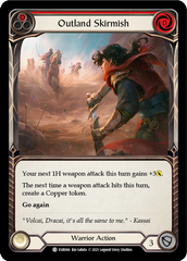 Outland Skirmish (Red) [EVR066] (Everfest)  1st Edition Rainbow Foil | Card Merchant Takapuna
