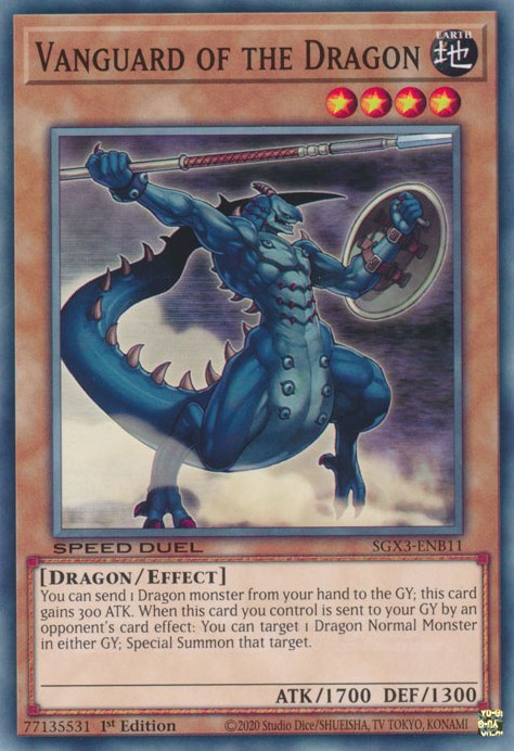Vanguard of the Dragon [SGX3-ENB11] Common | Card Merchant Takapuna