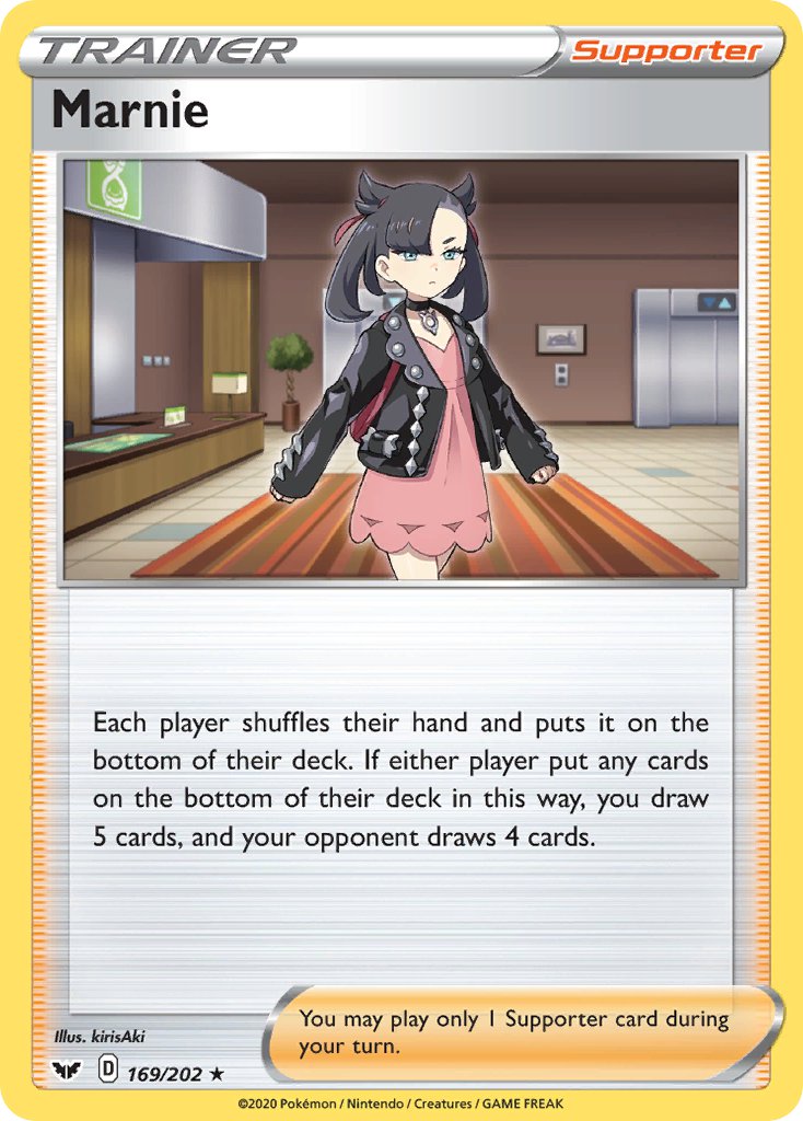 Marnie (169/202) (Theme Deck Exclusive) [Sword & Shield: Base Set] | Card Merchant Takapuna