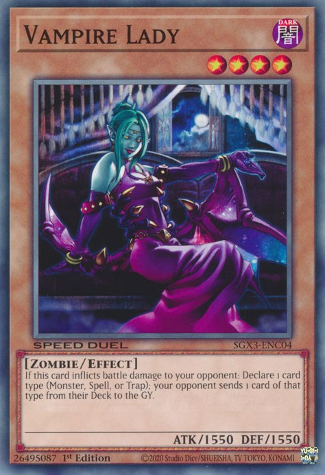 Vampire Lady [SGX3-ENC04] Common | Card Merchant Takapuna