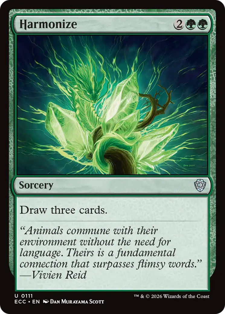 Harmonize [Lorwyn Eclipsed Commander] | Card Merchant Takapuna