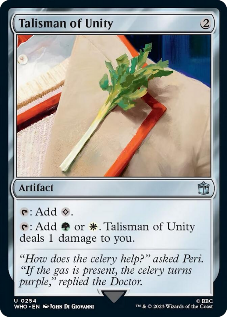 Talisman of Unity [Doctor Who] | Card Merchant Takapuna