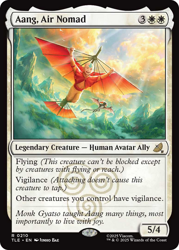 Aang, Air Nomad (0210) [Avatar: The Last Airbender: Eternal-Legal] | Card Merchant Takapuna