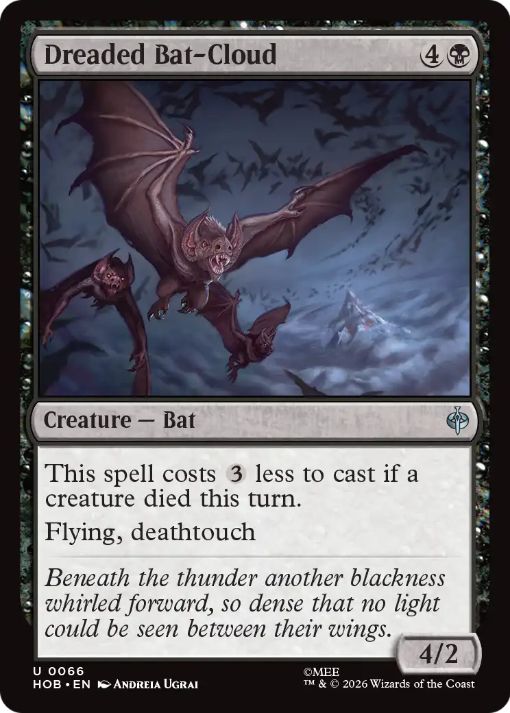 Dreaded Bat-Cloud [The Hobbit] | Card Merchant Takapuna