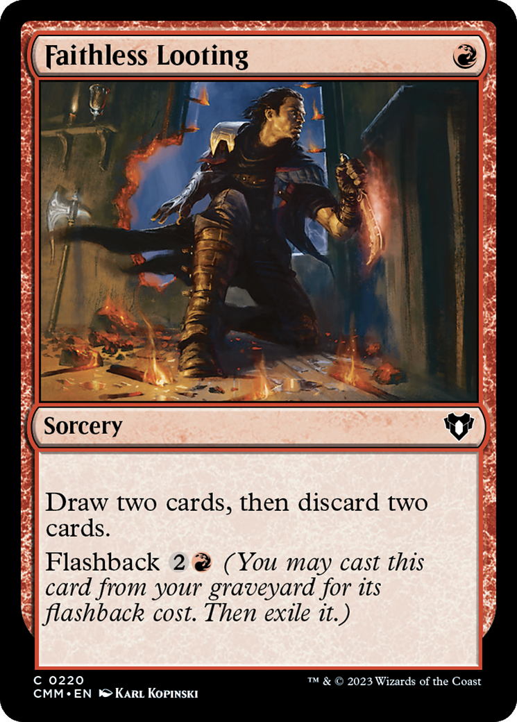 Faithless Looting [Commander Masters] | Card Merchant Takapuna