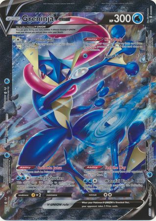 Greninja V-Union (Jumbo Card) [Sword & Shield: Black Star Promos] | Card Merchant Takapuna