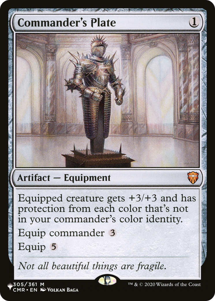 Commander's Plate [The List] | Card Merchant Takapuna