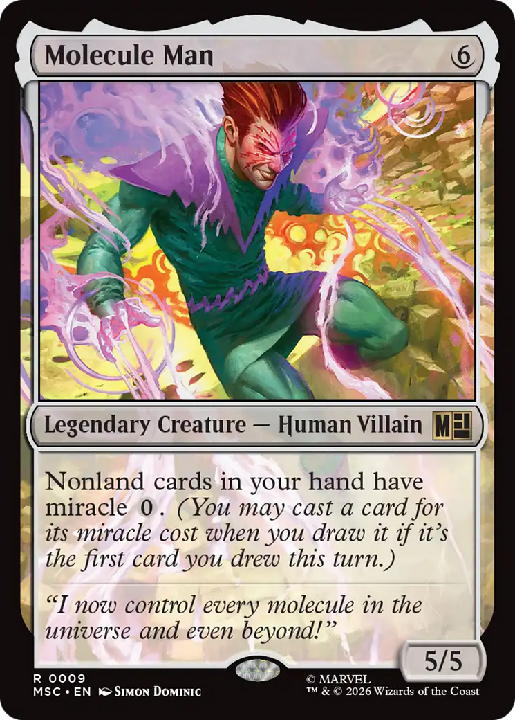 Molecule Man (Surge Foil) [Marvel Super Heroes Commander] | Card Merchant Takapuna