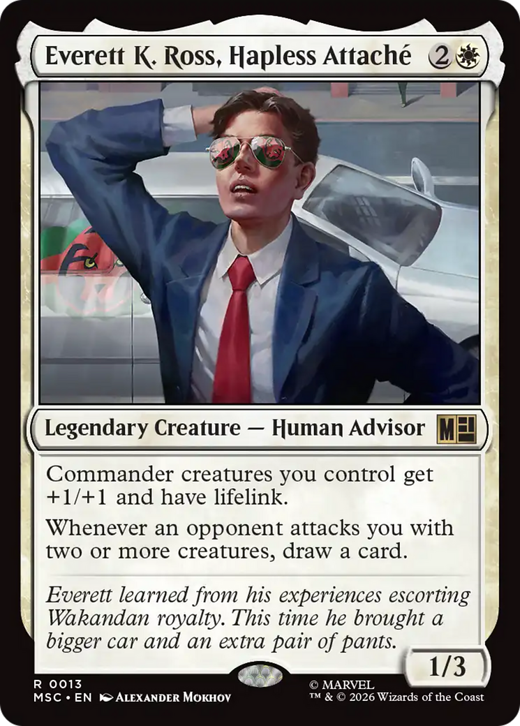 Everett K. Ross, Hapless Attache [Marvel Super Heroes Commander] | Card Merchant Takapuna