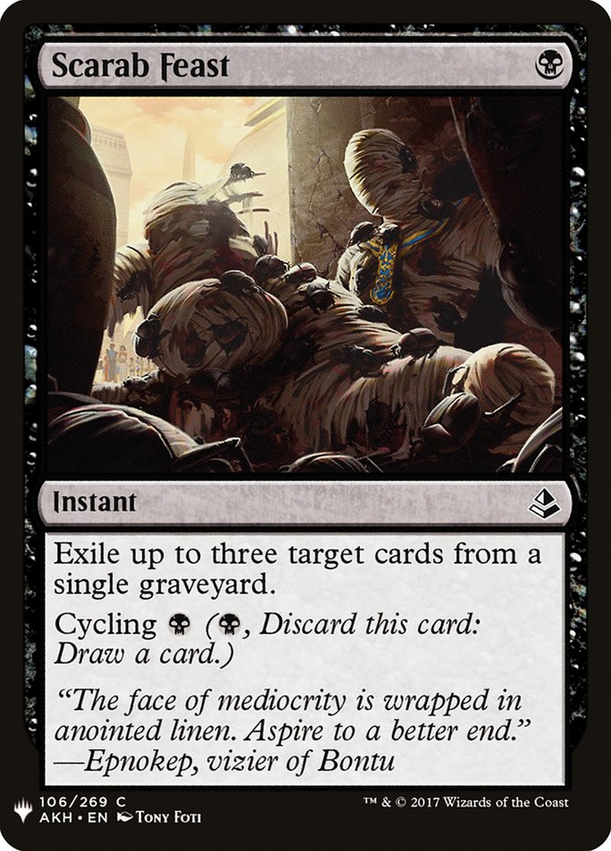 Scarab Feast [Mystery Booster] | Card Merchant Takapuna