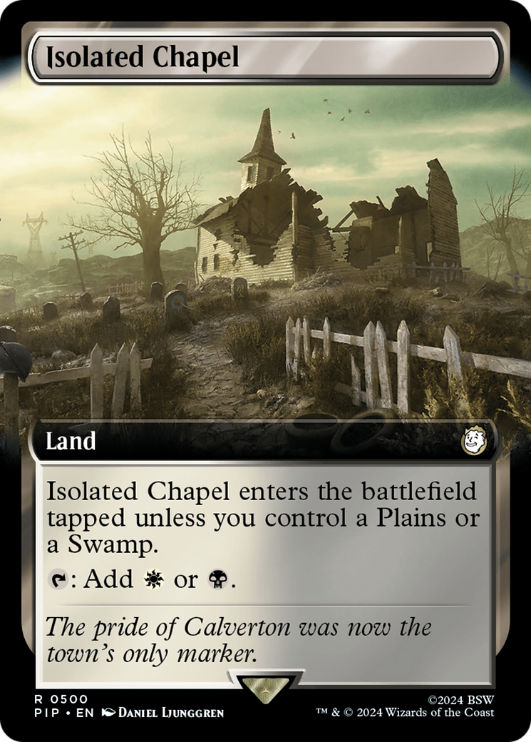 Isolated Chapel (Extended Art) [Fallout] | Card Merchant Takapuna