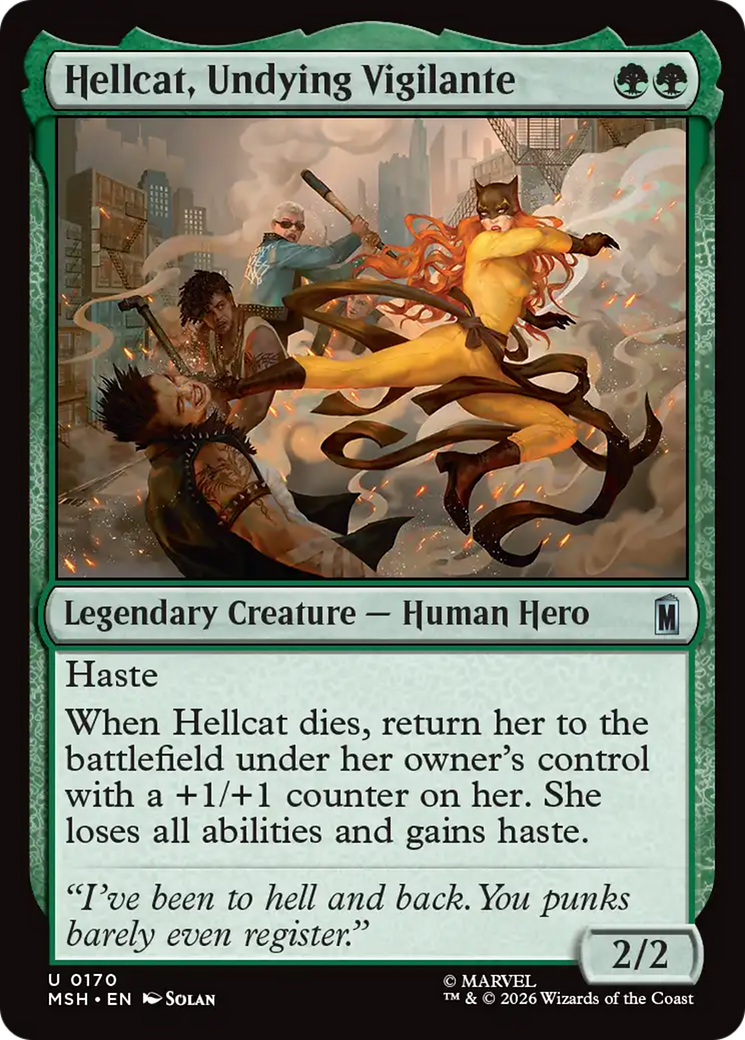 Hellcat, Undying Vigilante [Marvel Super Heroes] | Card Merchant Takapuna