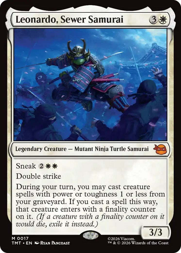 Leonardo, Sewer Samurai [Teenage Mutant Ninja Turtles] | Card Merchant Takapuna