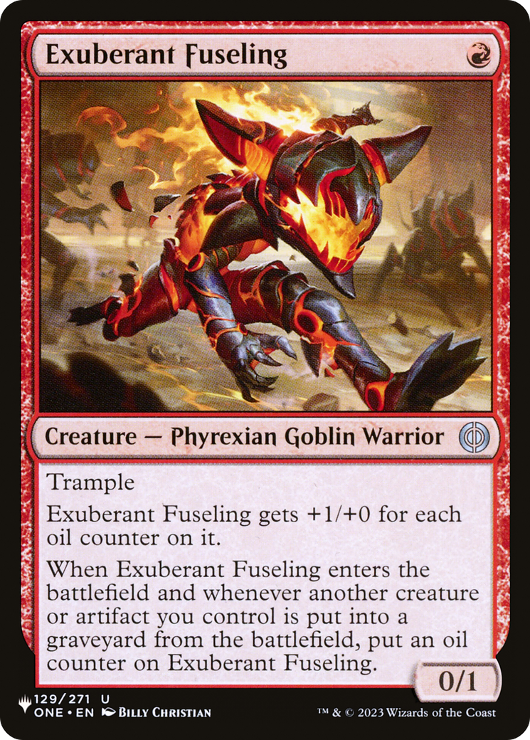 Exuberant Fuseling [The List] | Card Merchant Takapuna
