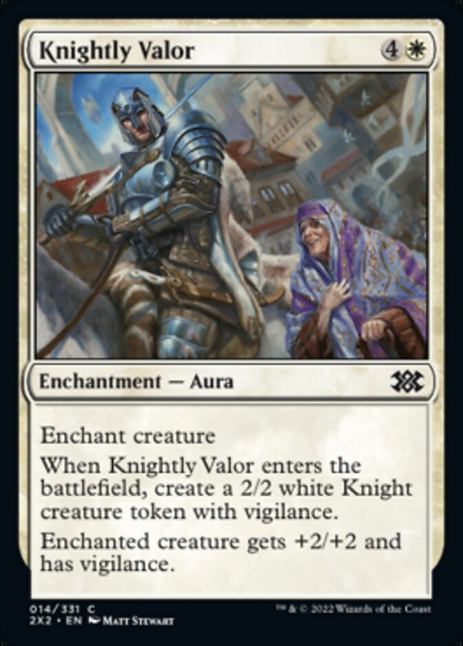 Knightly Valor [Double Masters 2022] | Card Merchant Takapuna