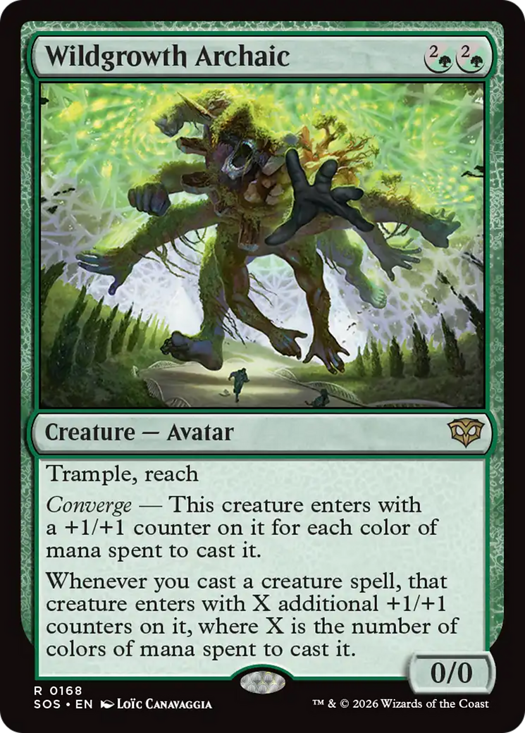 Wildgrowth Archaic [Secrets of Strixhaven] | Card Merchant Takapuna