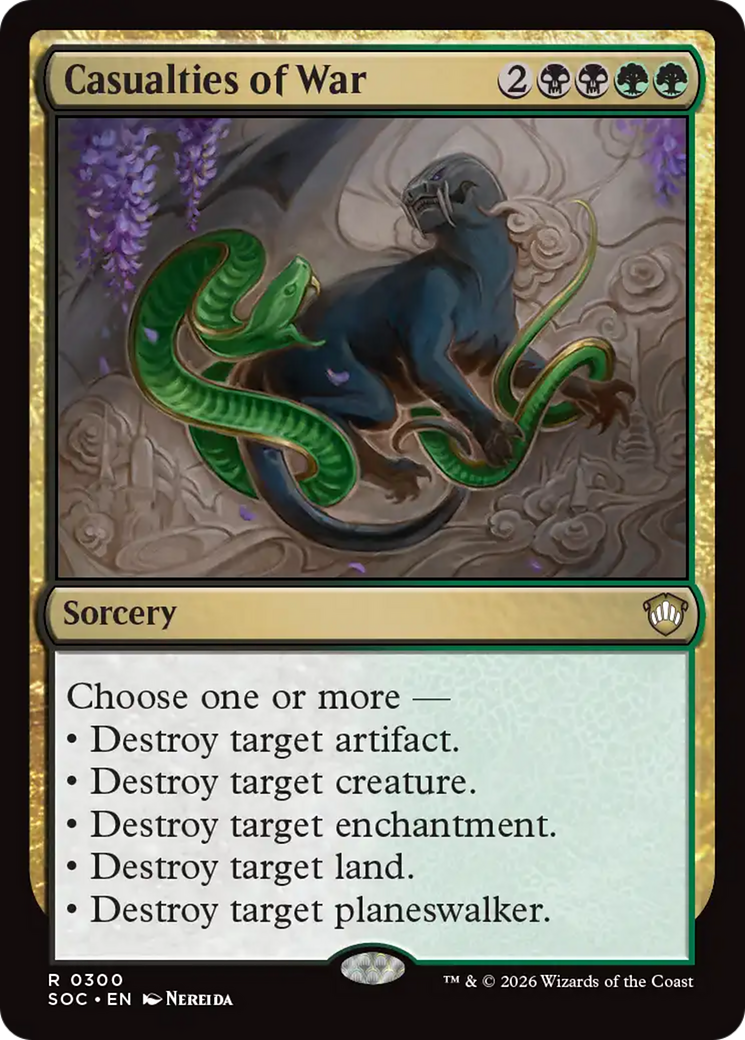 Casualties of War [Secrets of Strixhaven Commander] | Card Merchant Takapuna