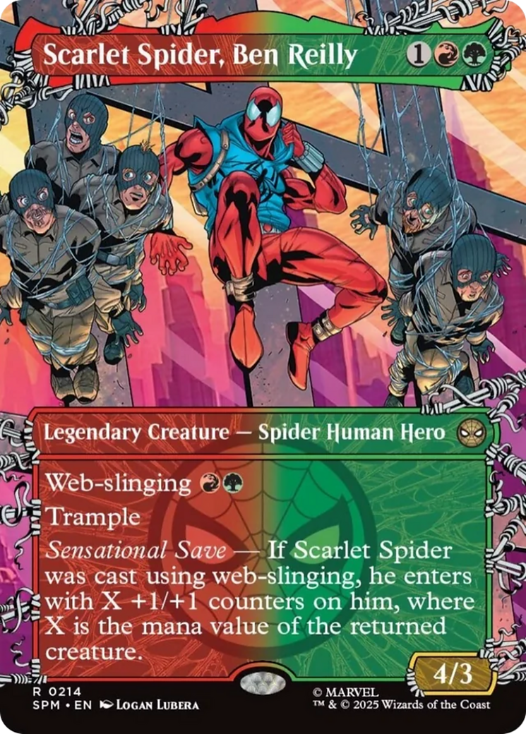 Scarlet Spider, Ben Reilly (Borderless) [Marvel's Spider-Man] | Card Merchant Takapuna