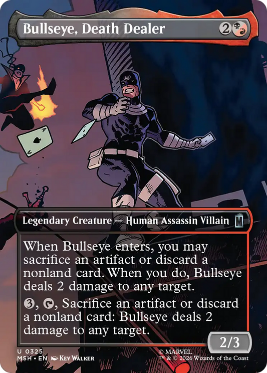 Bullseye, Death Dealer (Borderless) [Marvel Super Heroes]