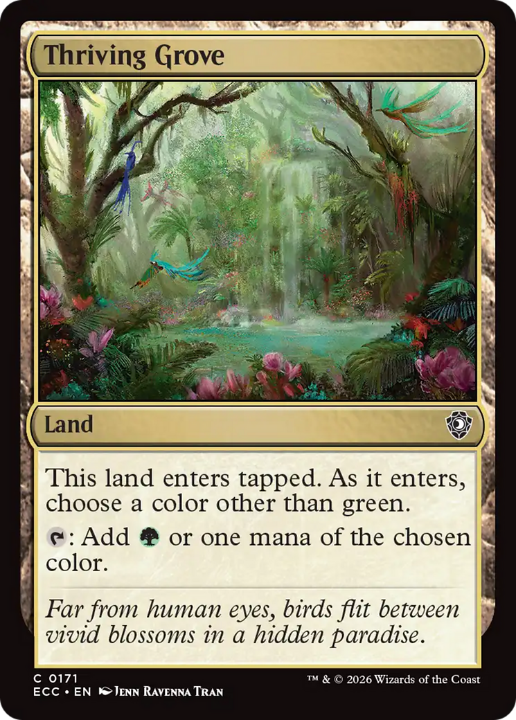 Thriving Grove [Lorwyn Eclipsed Commander] | Card Merchant Takapuna