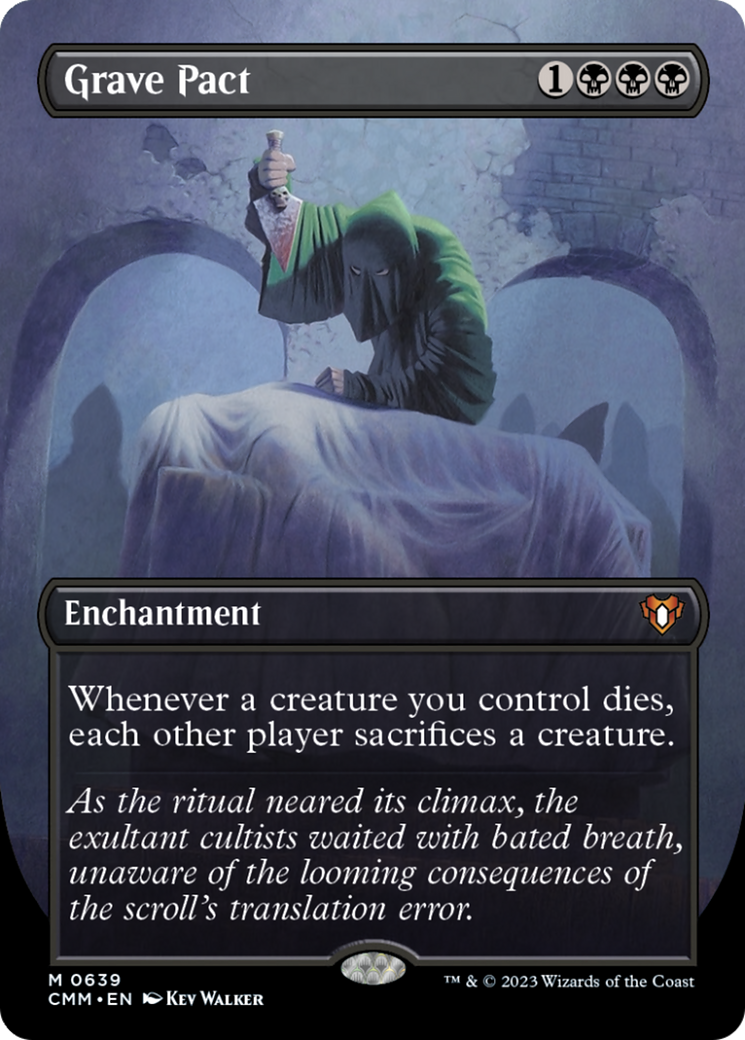 Grave Pact (Borderless Alternate Art) [Commander Masters] | Card Merchant Takapuna