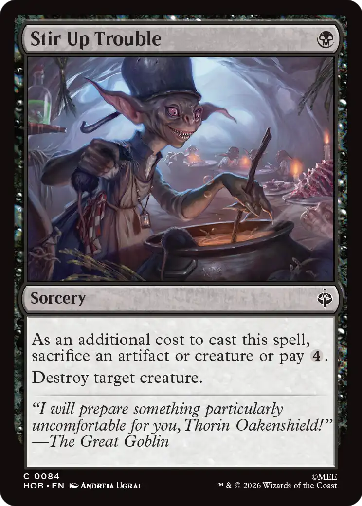 Stir Up Trouble [The Hobbit] | Card Merchant Takapuna