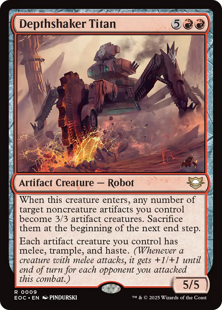 Depthshaker Titan [Edge of Eternities Commander] | Card Merchant Takapuna